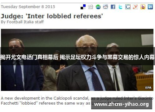 揭开尤文电话门真相幕后 揭示足坛权力斗争与黑幕交易的惊人内幕