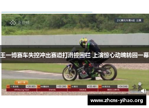 王一博赛车失控冲出赛道打滑撞围栏 上演惊心动魄转圈一幕